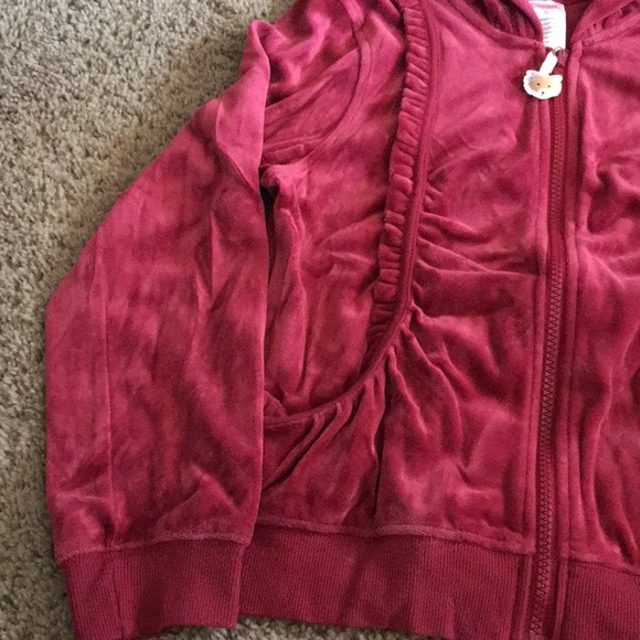 Vintage Gymboree Autumn Highland velour hooded jacket Sz 10 - Picture 5 of 6